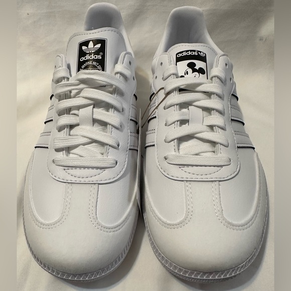 Adidas Men’s Samba Disney x Mickey Mouse White Shoes GY1889. - Picture 2 of 10